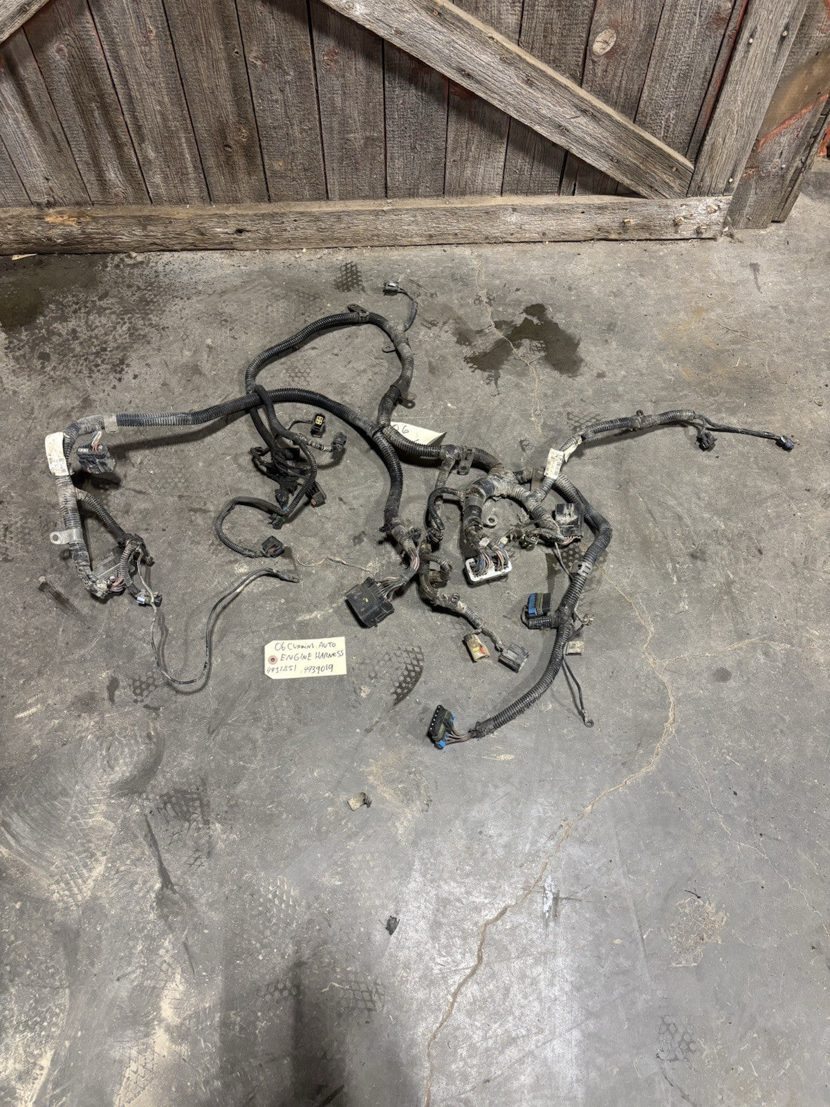 2006 2007 DODGE RAM 5.9L CUMMINS FULL ENGINE WIRING HARNESS 4931851 4939019