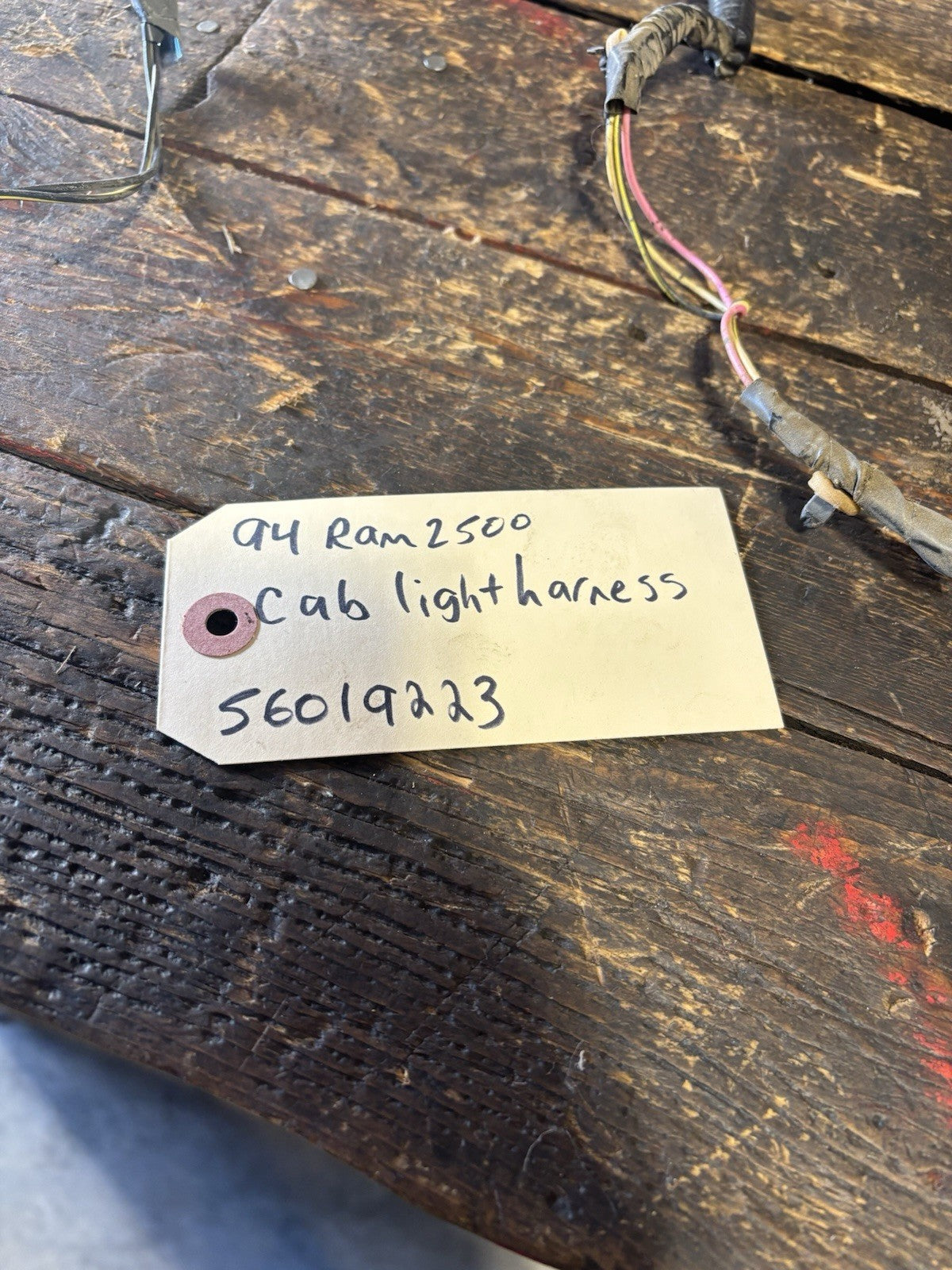 1994 - 1997 DODGE RAM CAB CLEARANCE LIGHT WIRE HARNESS 56019223