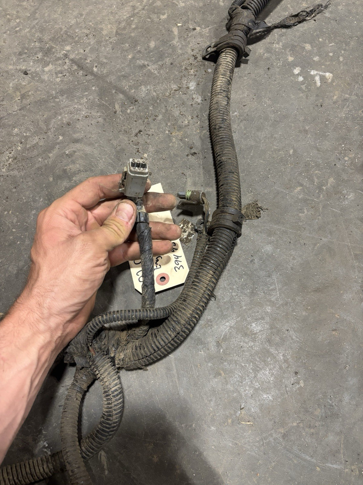 2002 DODGE RAM 2500 3500 CUMMINS MANUAL COMPLETE ENGINE WIRING HARNESS 3949898