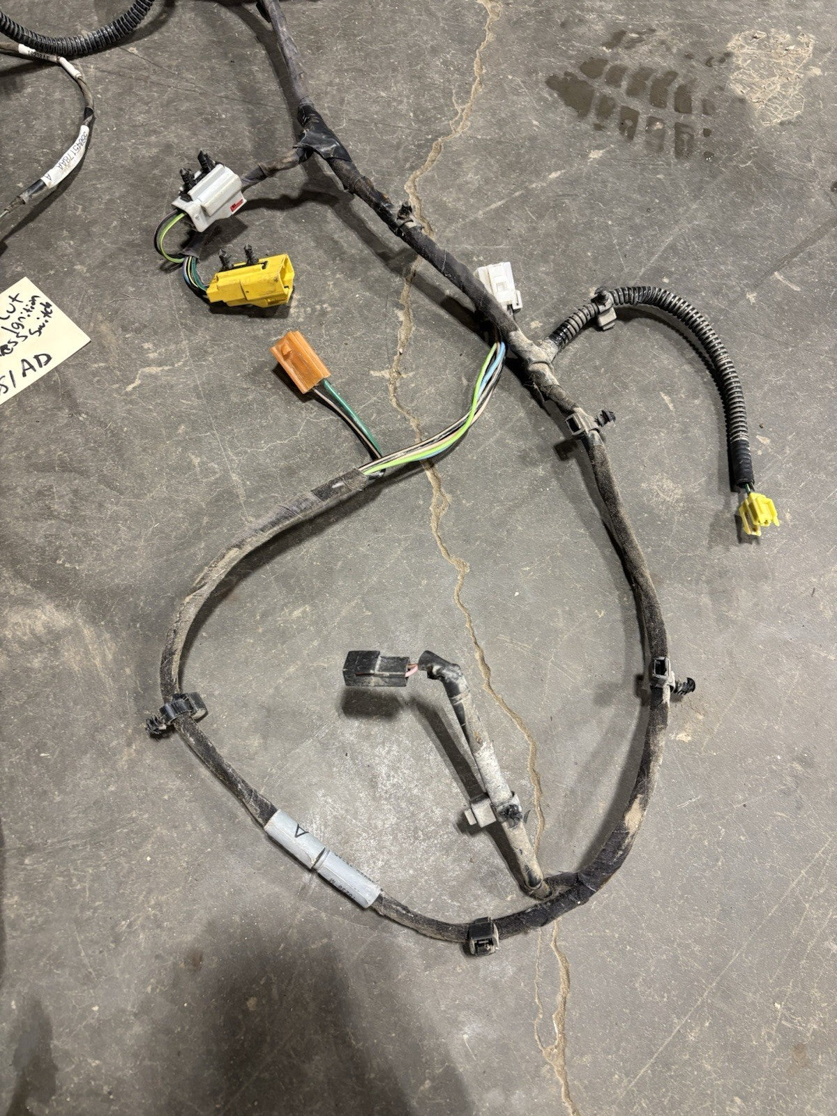 1998 DODGE RAM GAS DASH WIRING HARNESS 56020481AD IGNITION SECTION CUT OFF