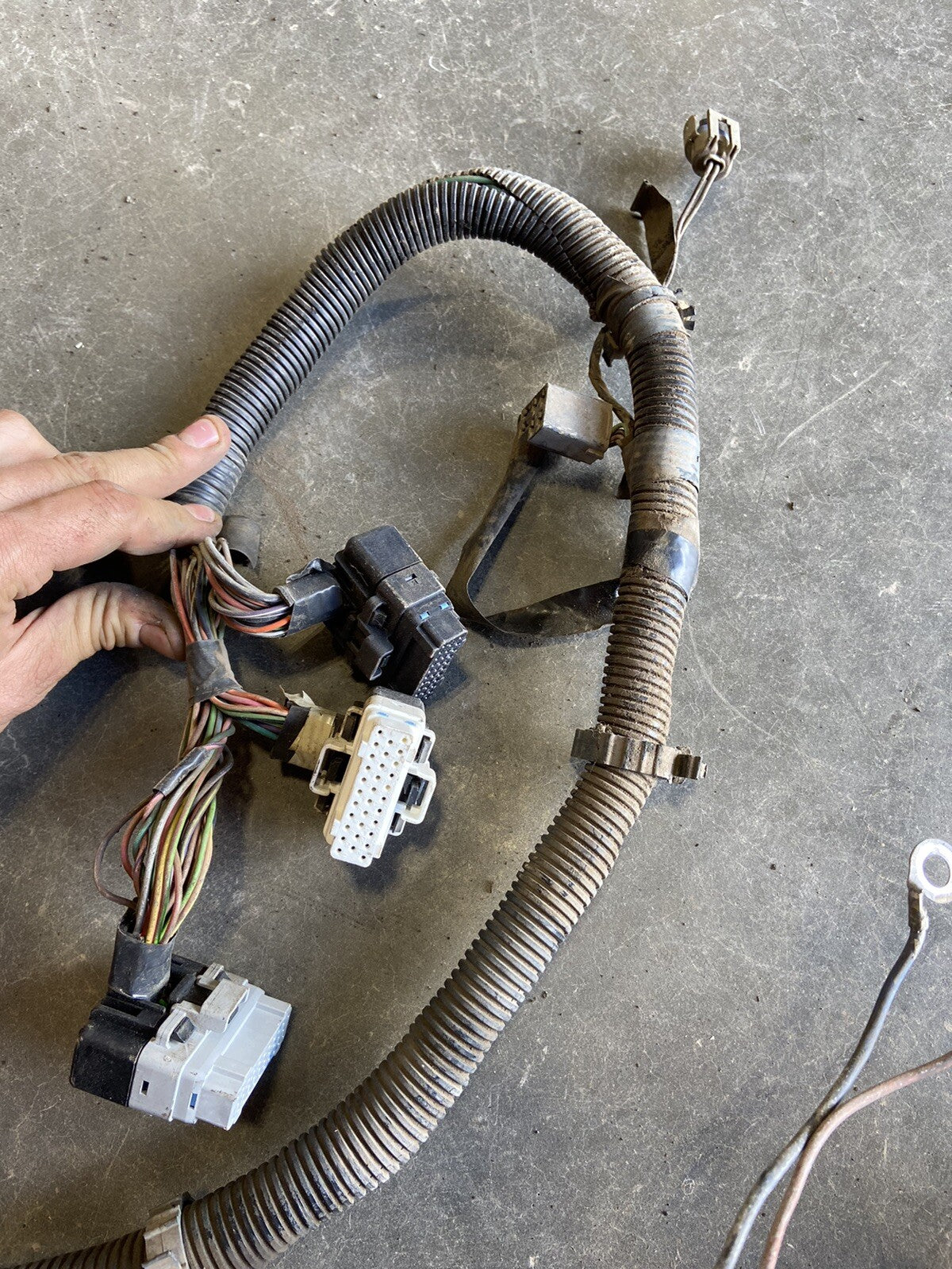 1996 DODGE RAM 2500 3500 12V CUMMINS 4X4 ENGINE AUTO TRANS PCM HARNESS 56021502