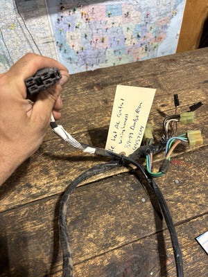 1989 - 1993 1st Gen Dodge RAM Le Heat Climate Control A/c Wiring Harness 4487004