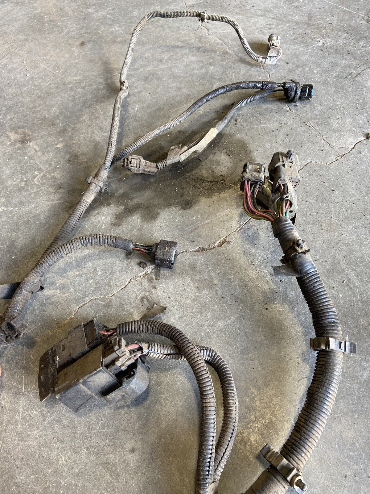 1996 DODGE RAM 2500 3500 12V CUMMINS 4X4 ENGINE AUTO TRANS PCM HARNESS 56021502
