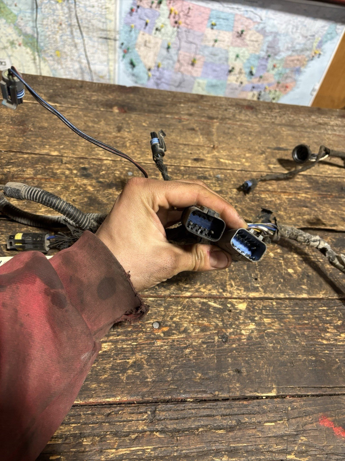 1992 1993 DODGE RAM 250 350 2wd 5.9L CUMMINS ENGINE HARNESS AUTOMATIC 56018164