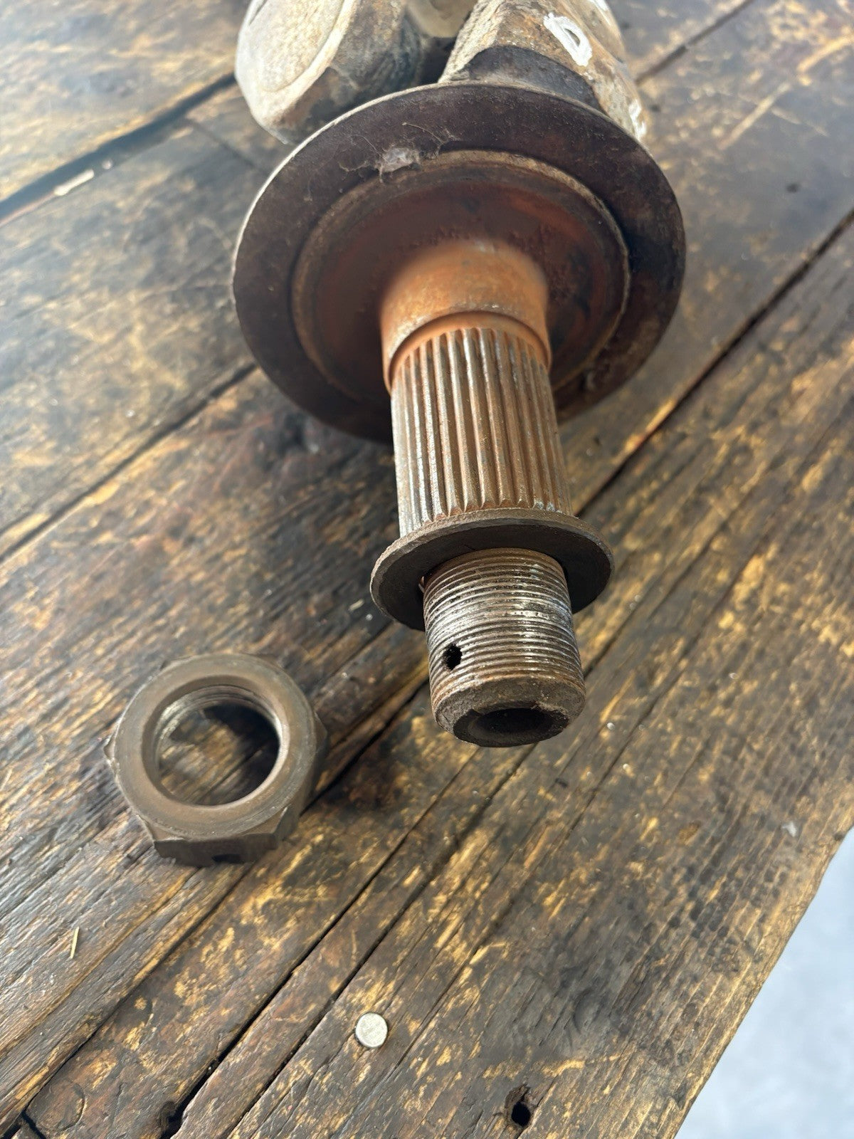 1994-1999 DODGE RAM 2500 3500 DANA 60 DRIVER SIDE AXLE AND STUB SHAFT
