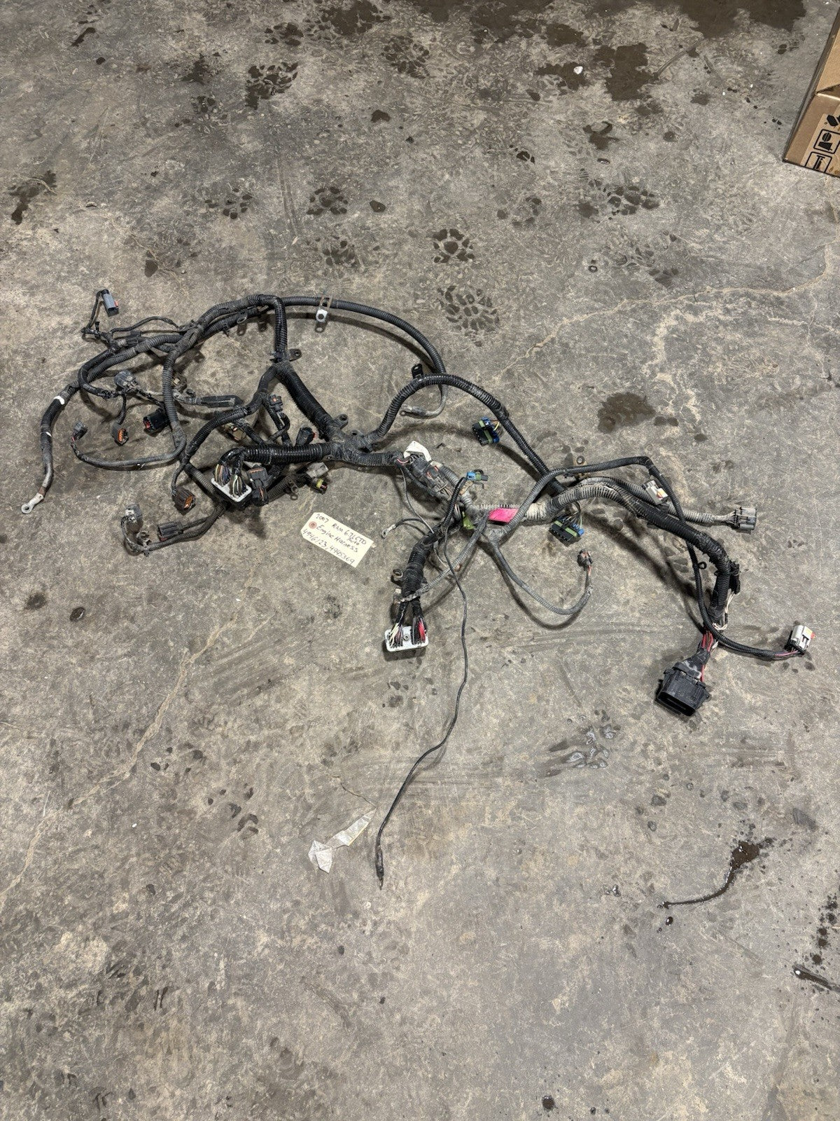 2007 .5 DODGE RAM 6.7L AUTOMATIC COMPLETE ENGINE HARNESS PN 4946123 4945369