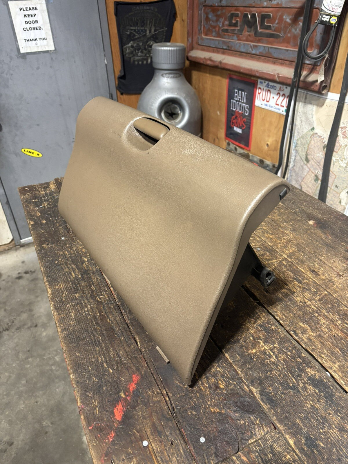 1998-2002 DODGE RAM 2500 3500 Caramel TAN GLOVE BOX