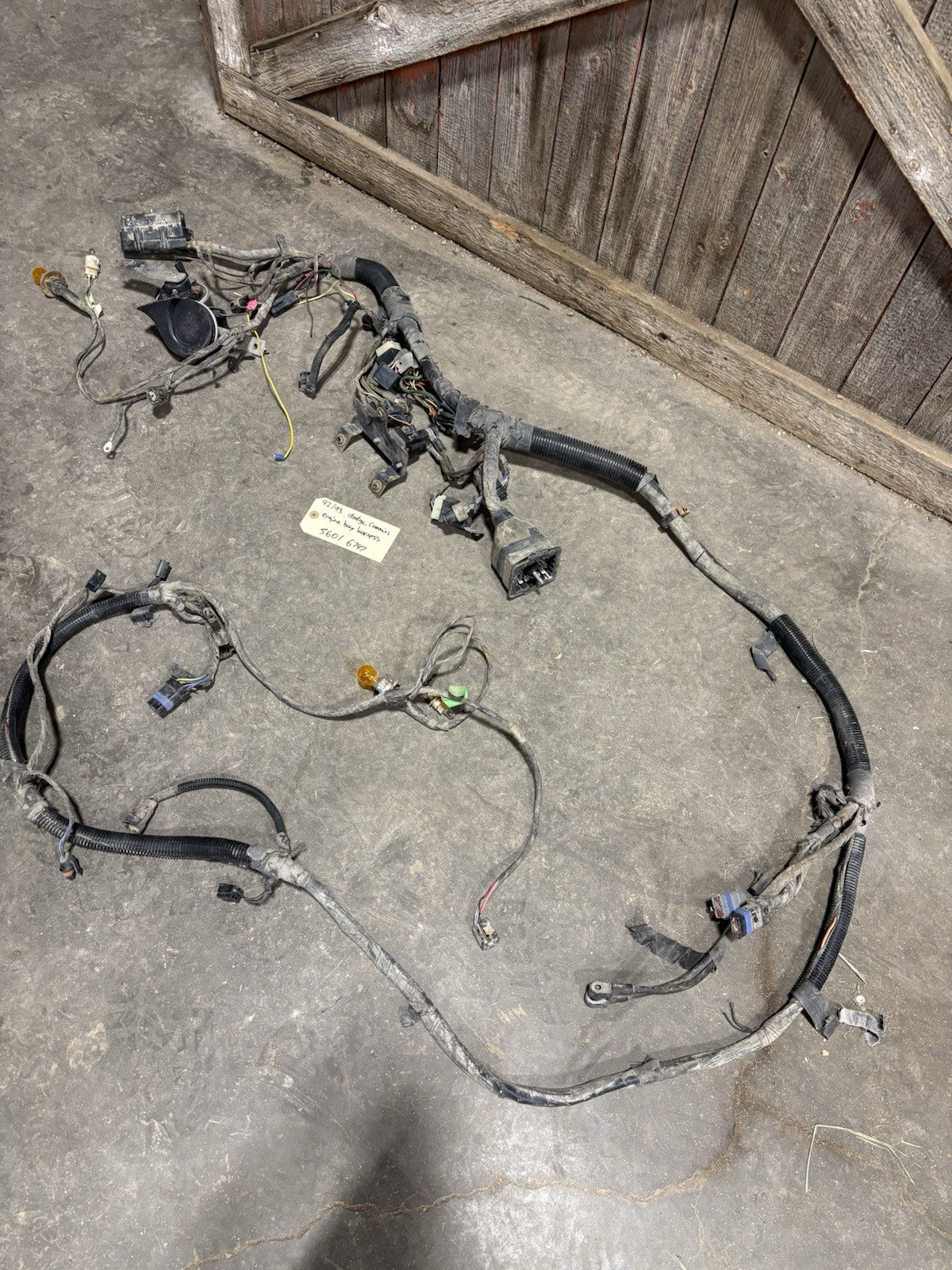 1992 1993 DODGE RAM CUMMINS ENGINE BAY WIRING HARNESS 56016747 NICE SHAPE