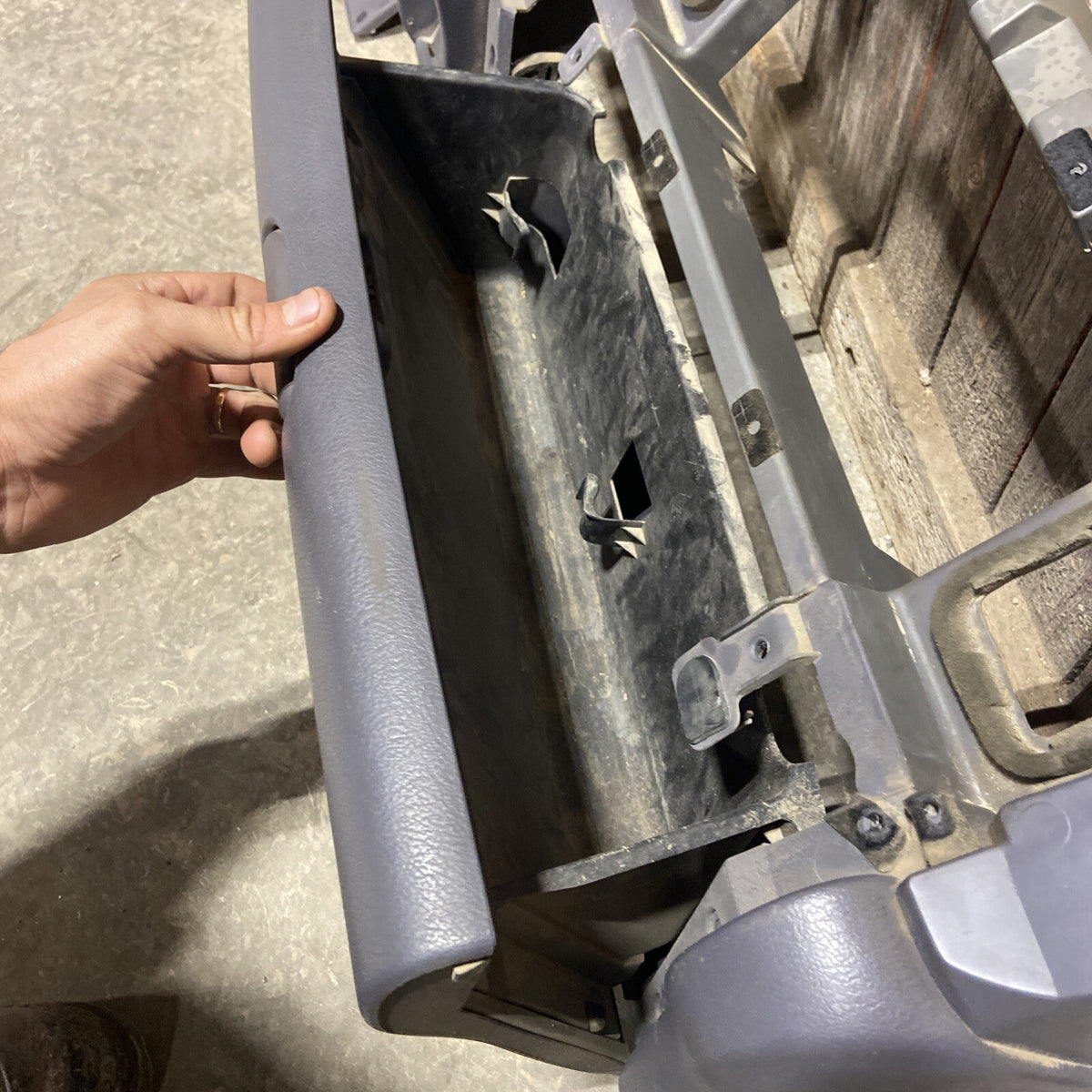 OEM 1998 DODGE RAM CUMMINS DASH CORE STRUCTURE LIGHT MIST GREY DASHBOARD