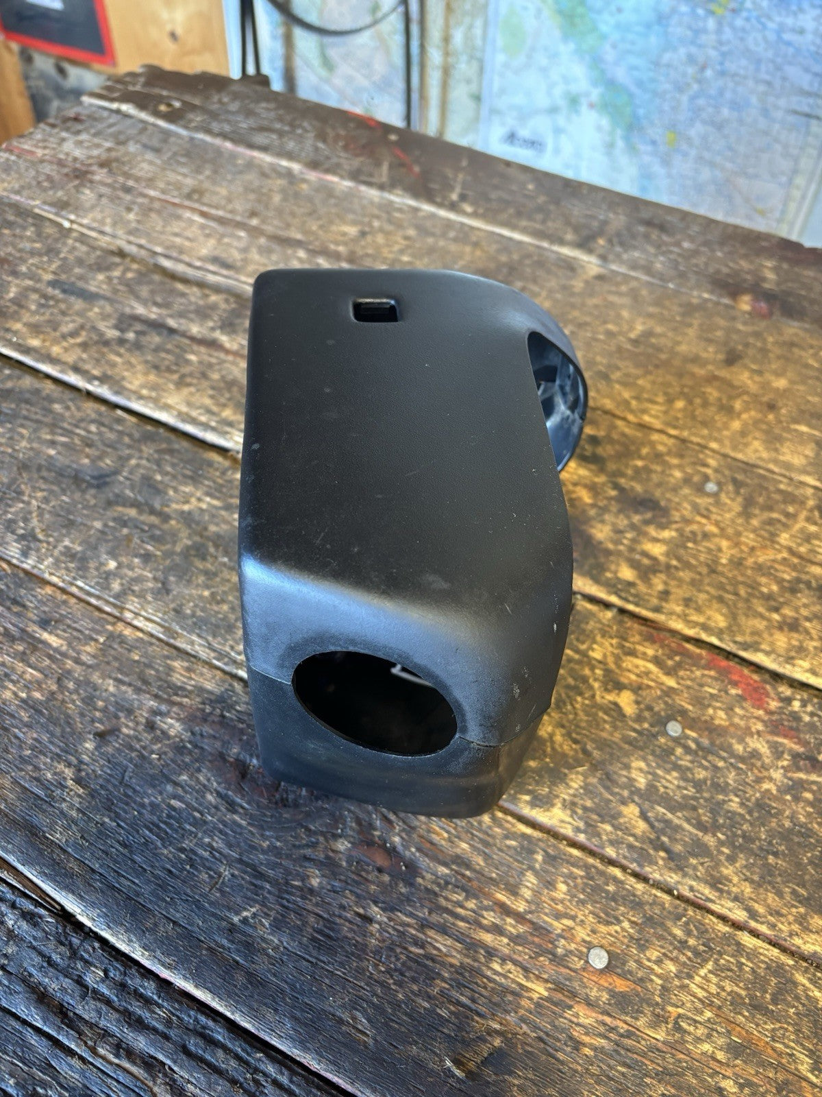 1991 - 1993 DODGE RAM 250 350 STEERING COLUMN COVER SHROUDS BLACK WITH TILT