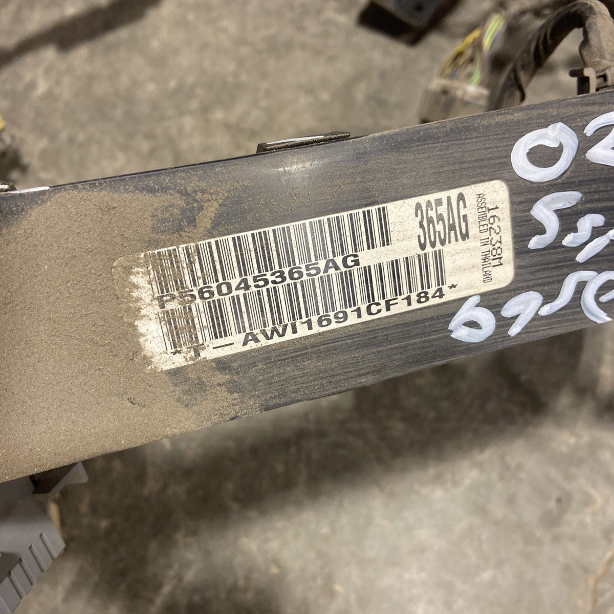 2002 DODGE RAM 2500 3500 24V CUMMINS DASH WIRING HARNESS 56045365AG