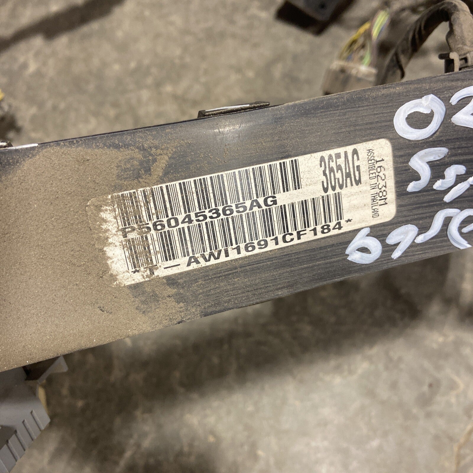 2002 DODGE RAM 2500 3500 24V CUMMINS DASH WIRING HARNESS 56045365AG