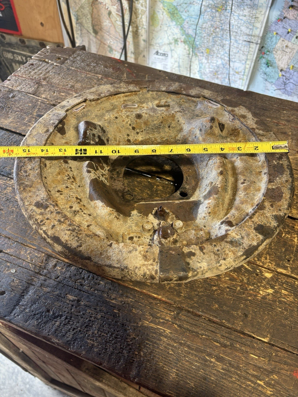 1994 - 1999 DODGE RAM 3500 DANA 80 DUALLY BACKING PLATE DRIVER SIDE