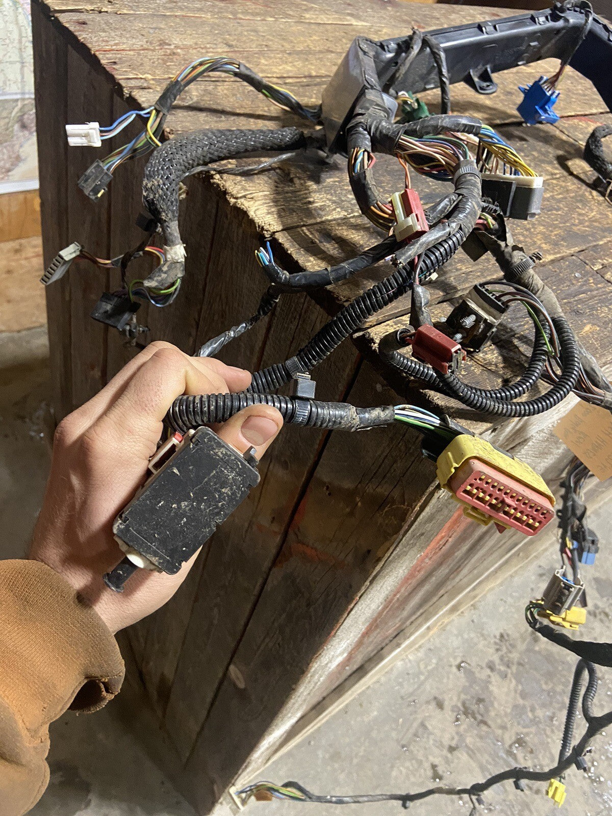 1999 2000 DODGE RAM 2500 3500 CUMMINS DASH WIRING HARNESS 56021872AE