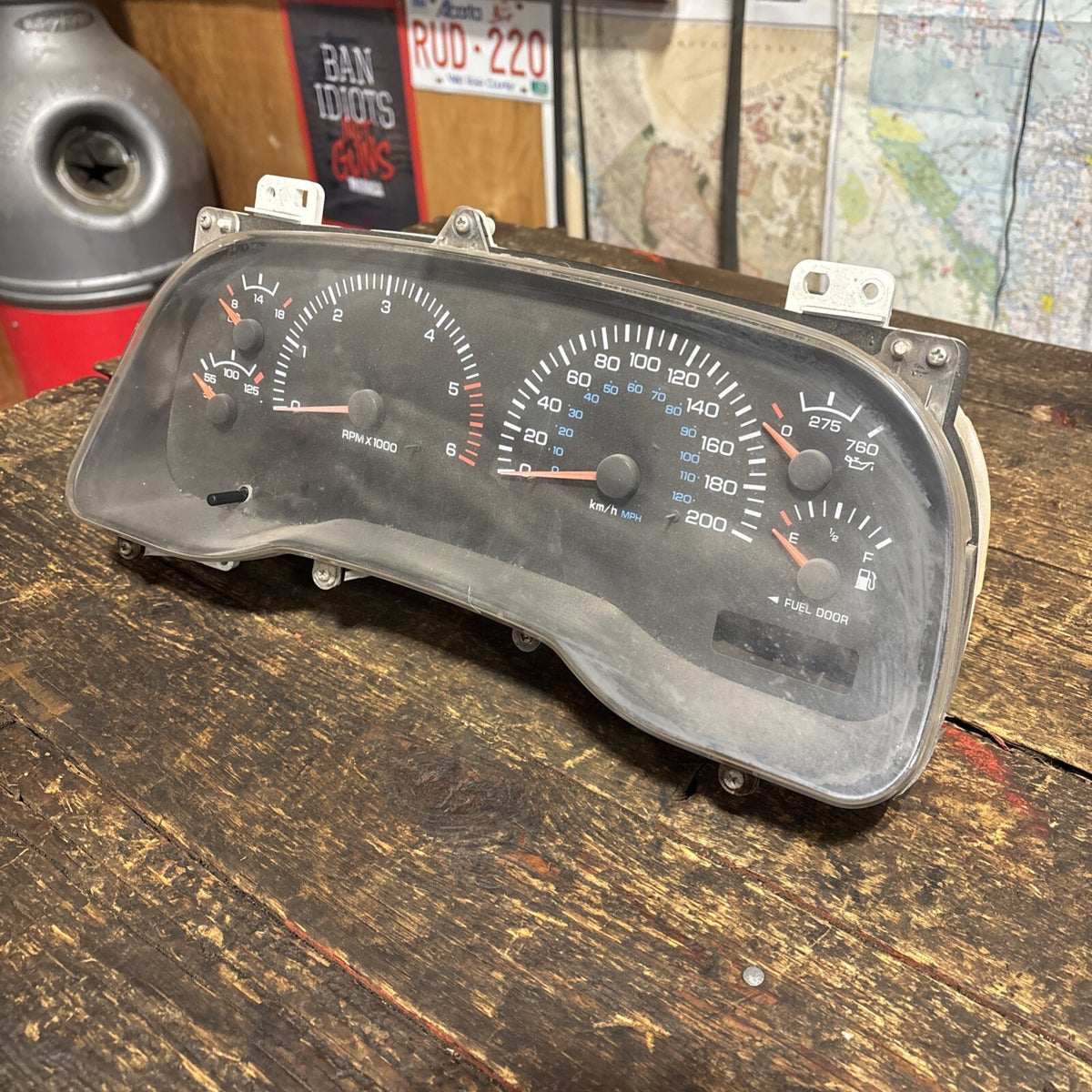 2000 DODGE RAM 1500 2500 GAS INSTRUMENT GAUGE CLUSTER Unknown KMS 56045683AD