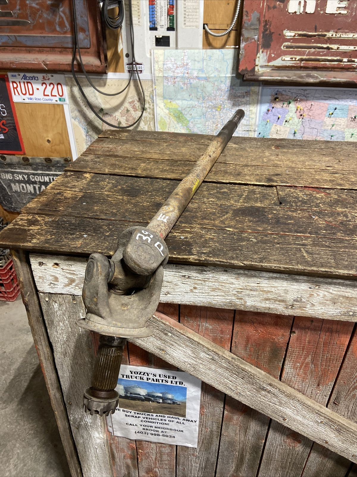 2003-2009 DODGE RAM 2500 3500 CUMMINS PASSENGER SIDE AXLE & STUB SHAFT 