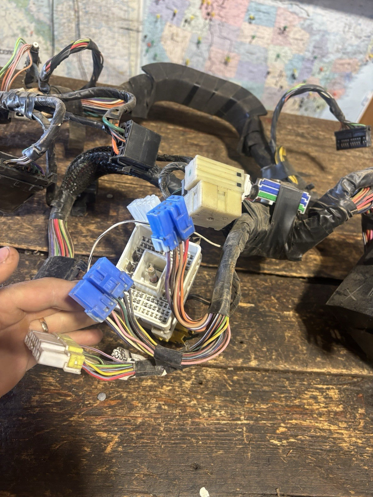 1997 DODGE RAM 2500 3500 CUMMINS AUTO /POWER WINDOW DASH WIRING HARNESS 56021696