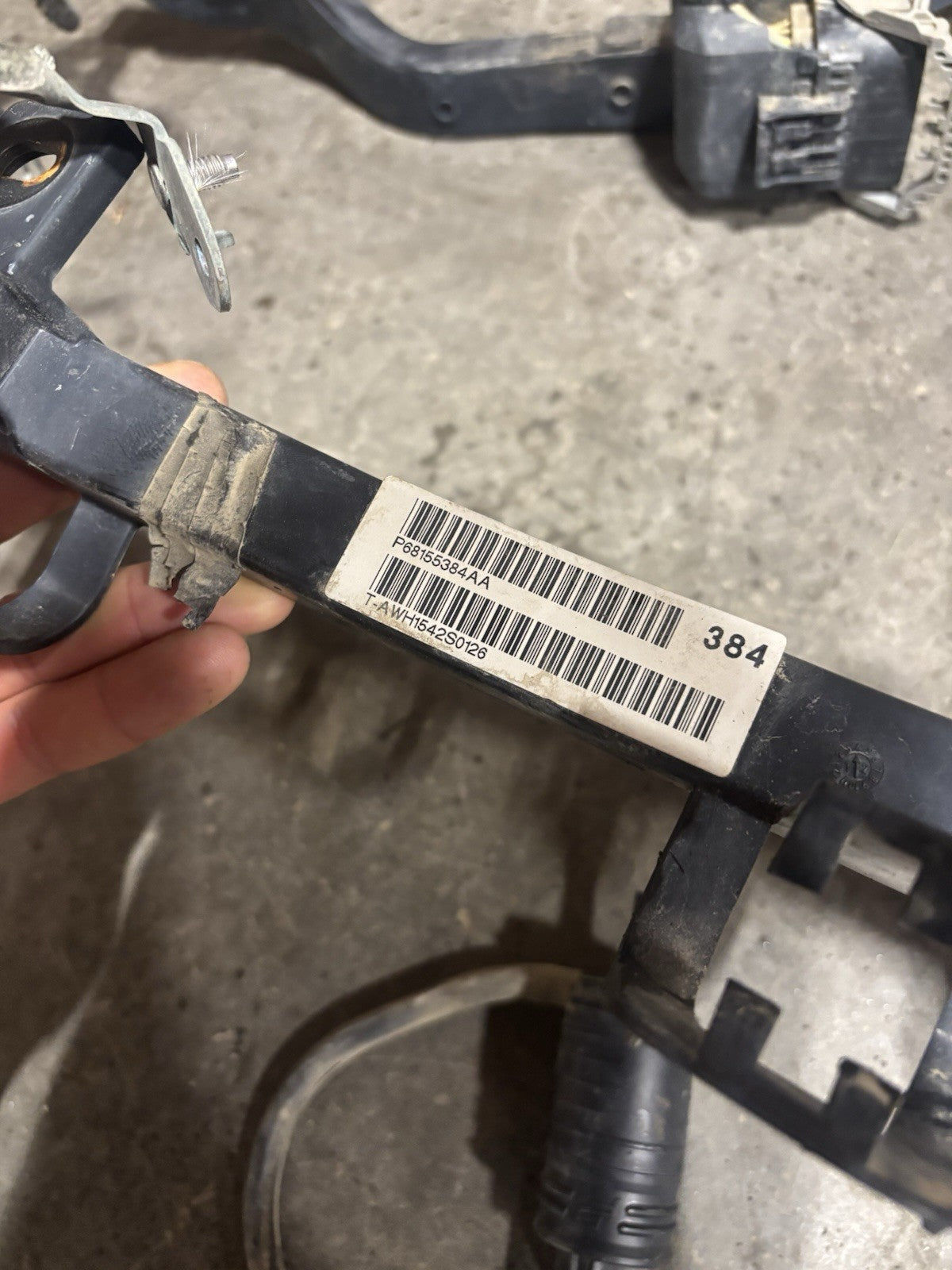 2012 RAM 2500 3500 CUMMINS UNDERHOOD DASH WIRING HARNESS TCASE MODULE 68155384AA