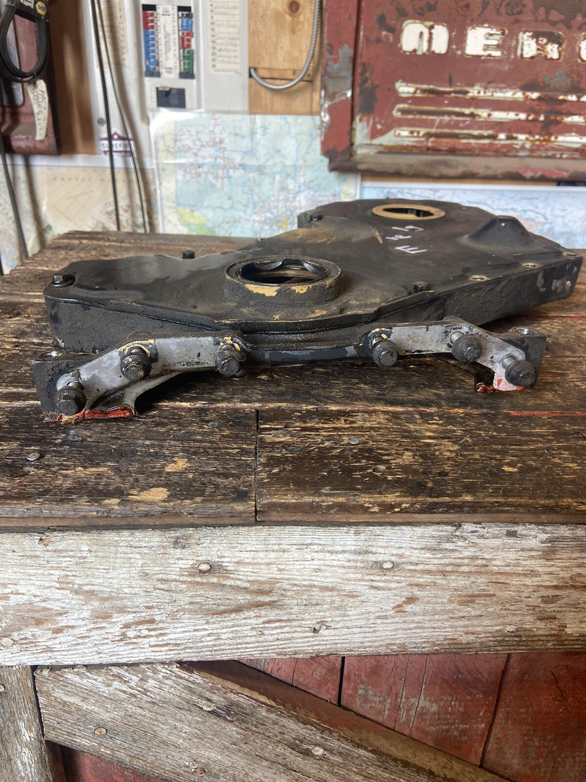 OEM 1989 - 1993 1ST GEN DODGE 5.9L 12V CUMMINS TIMING CASE COVER 3918872 3905203