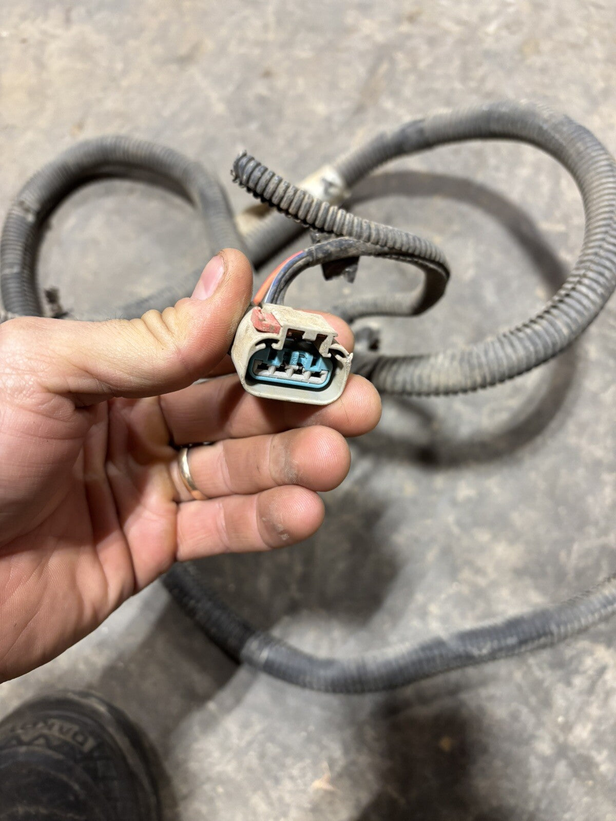 2007 .5 2008 RAM 2500 3500 FRAME CHASSIS WIRING HARNESS 4DOOR LONGBOX 56055267ad