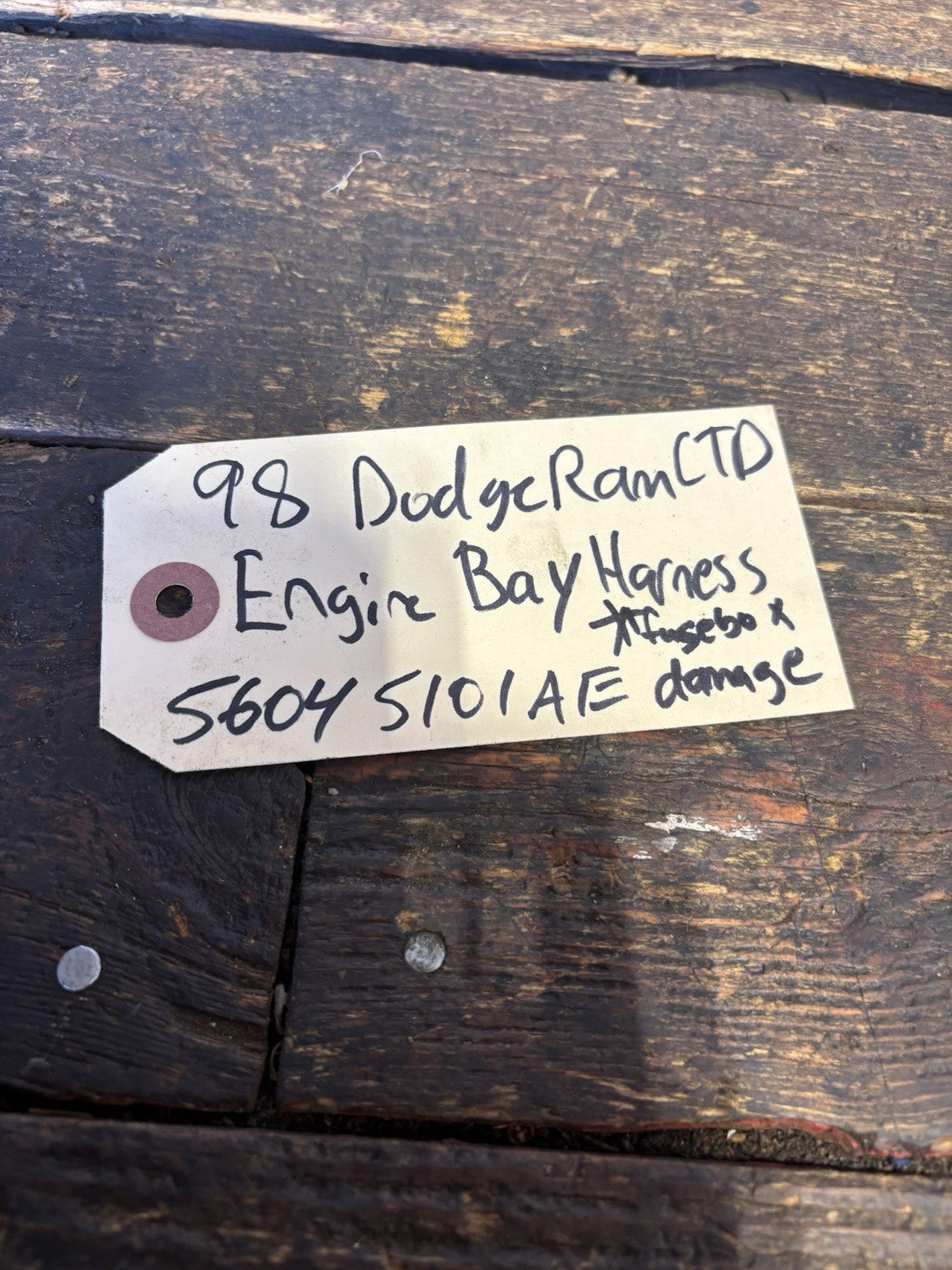 1998 DODGE RAM 2500 3500 12V 5.9L CUMMINS ENGINE BAY HARNESS 56045101AE