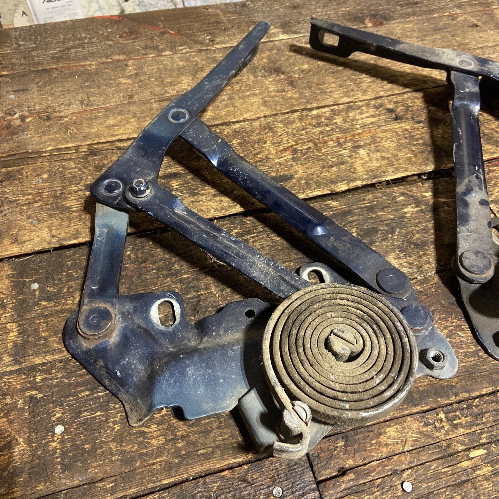 HOOD HINGES 1994-2002 DODGE RAM 1500 2500 3500 TRUCKS 2ND GEN DARK BLUE