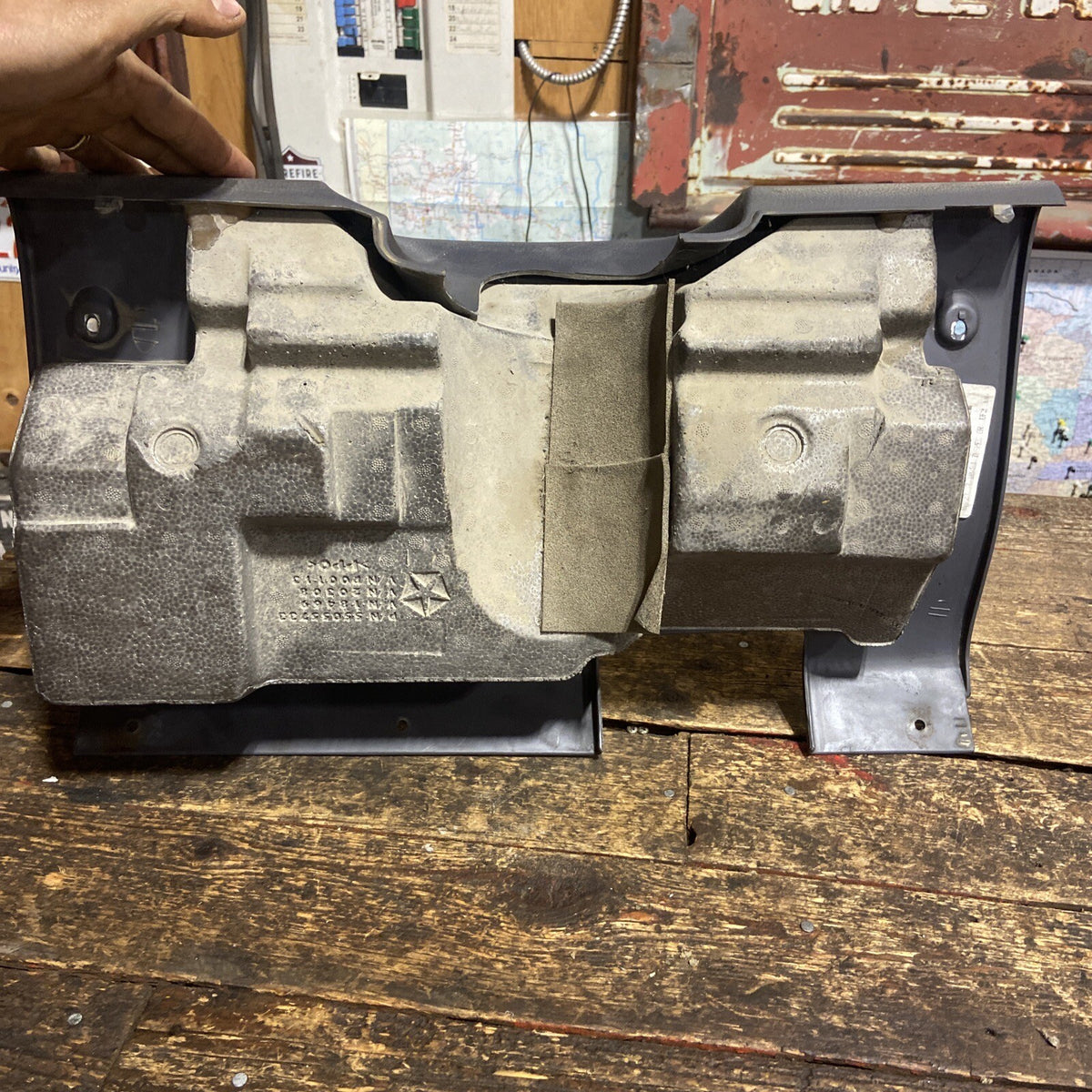 1994 - 1997 Dodge Ram TRUCKS Lower Dash Knee Cover Trim MIST GREY