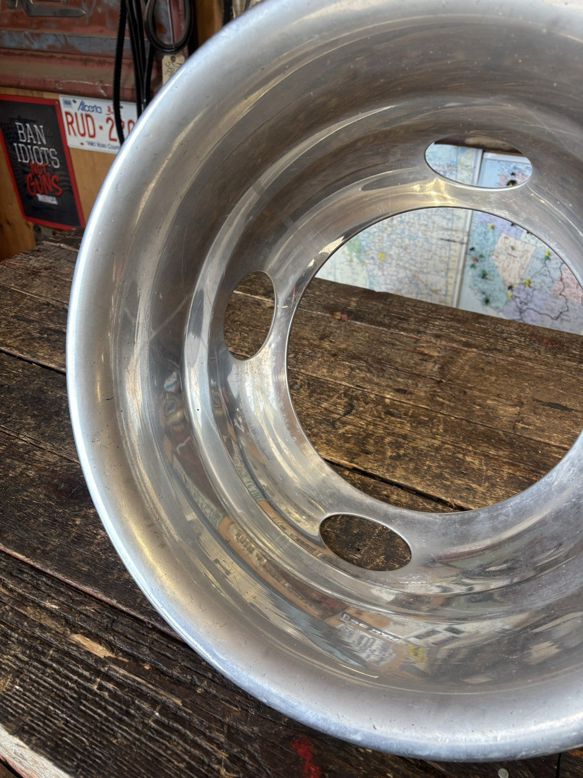 1994 - 1998 DODGE RAM 3500 DUALLY REAR HUB DISH SIMULATOR WHEEL COVER