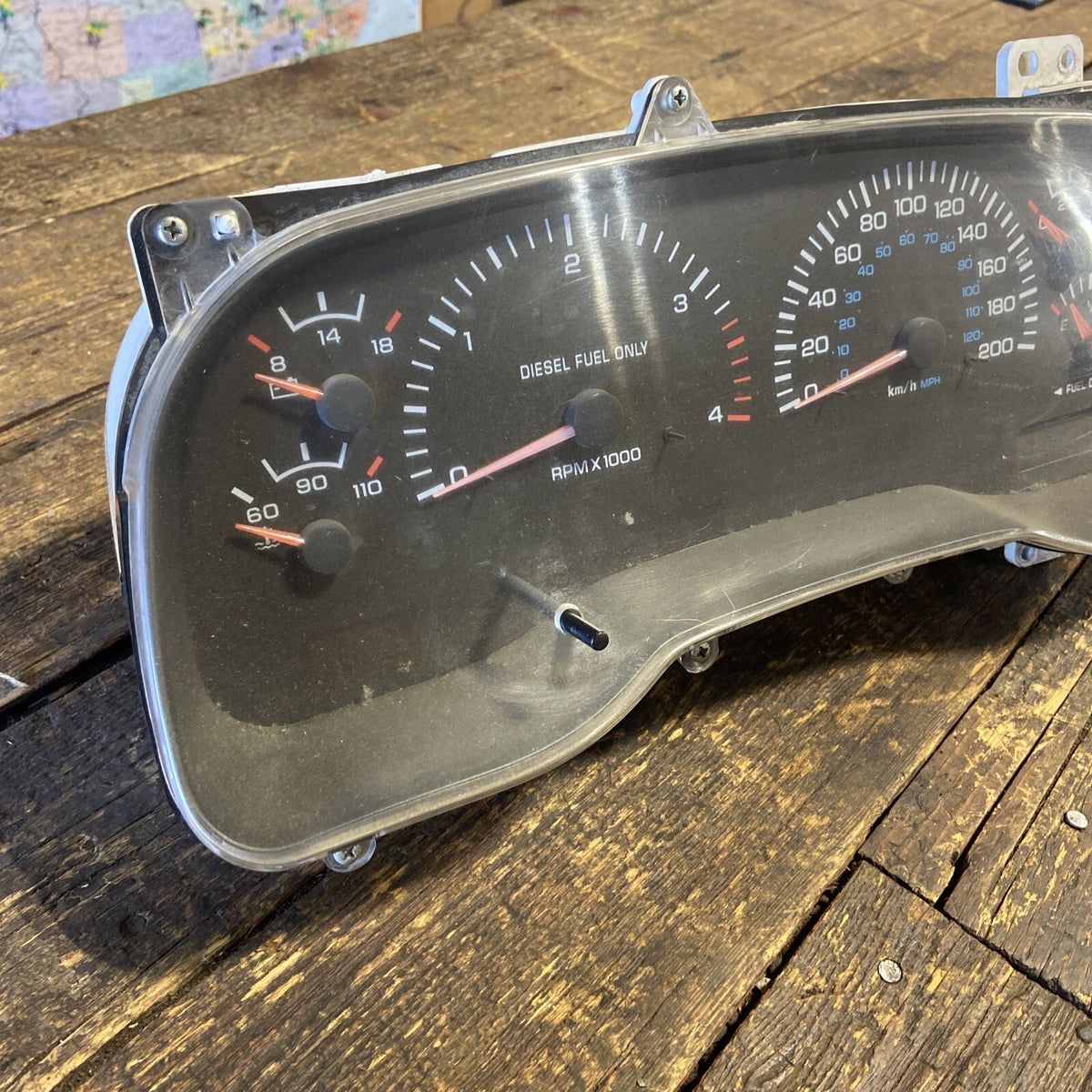 2001 2002 DODGE RAM 2500 3500 CUMMINS INSTRUMENT GAUGE CLUSTER 400k? 56045790AB