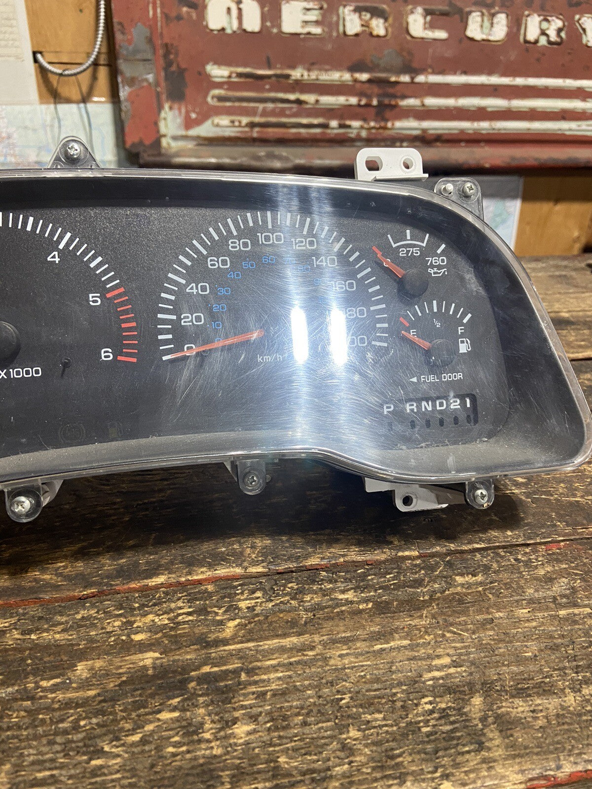 2000 DODGE RAM 1500 2500 3500 GAS AUTO INSTRUMENT GAUGE CLUSTER 281KMS 56020620