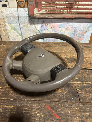 2006 - 2009 DODGE RAM 2500 3500 STEERING WHEEL W VOLUME RADIO CRUISE CONTROLS