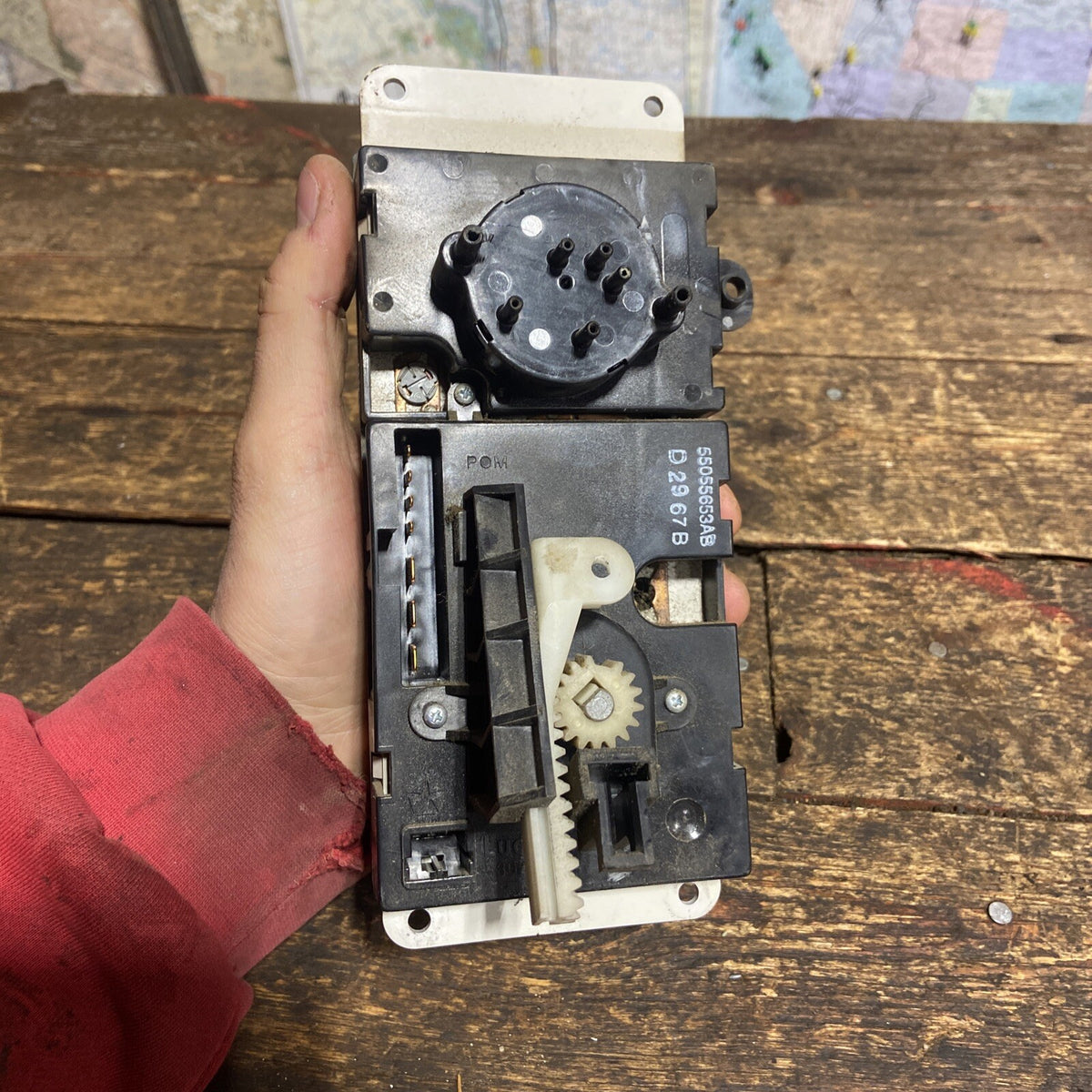 1998 DODGE RAM TRUCKS TEMPERATURE Heat  CLIMATE CONTROL 55055653ab