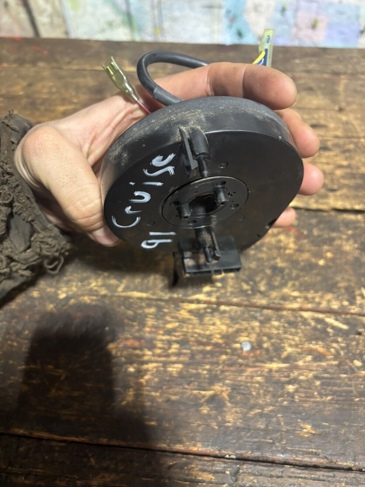 1990 1991 DODGE RAM 250 350 CUMMINS CLOCK SPRING W TILT &amp; CRUISE 17077c