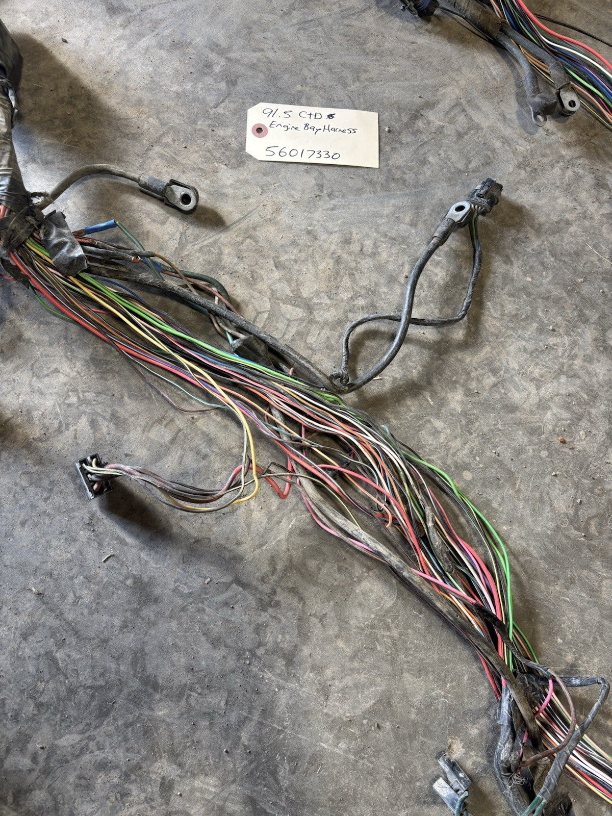 1991 .5 DODGE RAM 250 350 Intercooled CUMMINS ENGINE BAY WIRING HARNESS 56017330