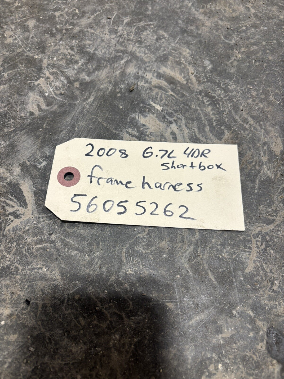 2007 .5 2008 RAM 2500 3500 FRAME CHASSIS WIRING HARNESS 4DOOR SHORTBOX 56055262