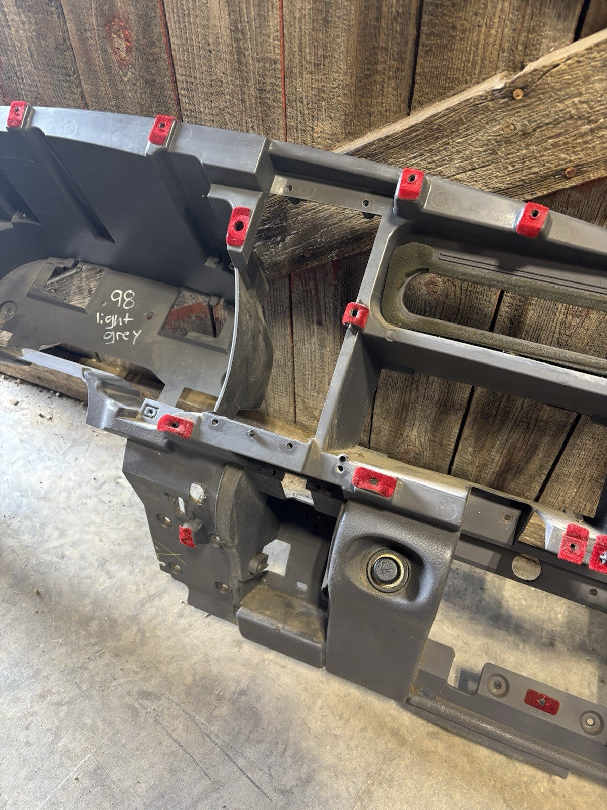 1998 DODGE RAM 2500 3500 LIGHT MIST GREY DASH CORE LOWER STRUCTURE