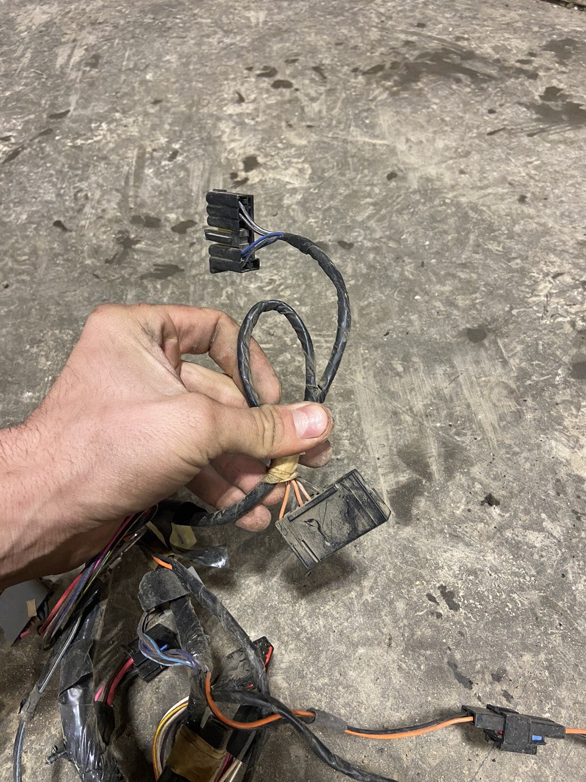 1989 DODGE RAM 250 350 CUMMINS DASH WIRING HARNESS PN 4372783