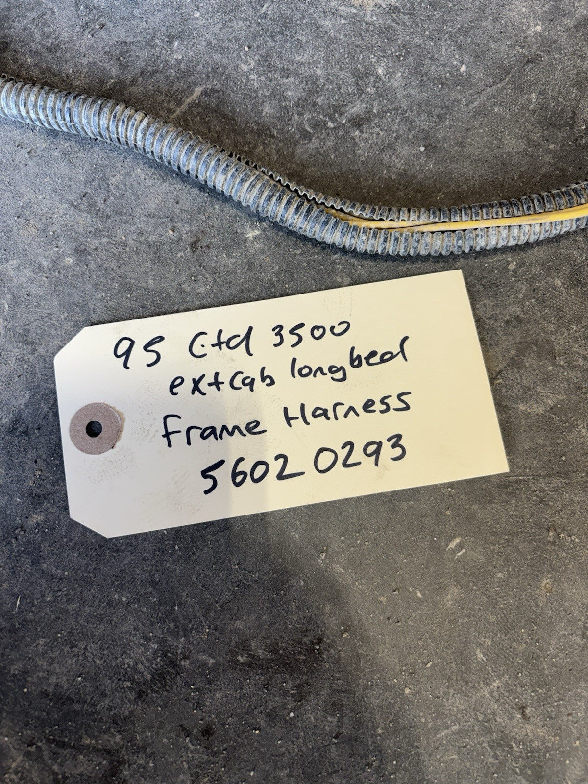 1995 DODGE RAM 3500 CUMMINS EXT CAB LONG BOX FRAME CHASSIS HARNESS 56020293
