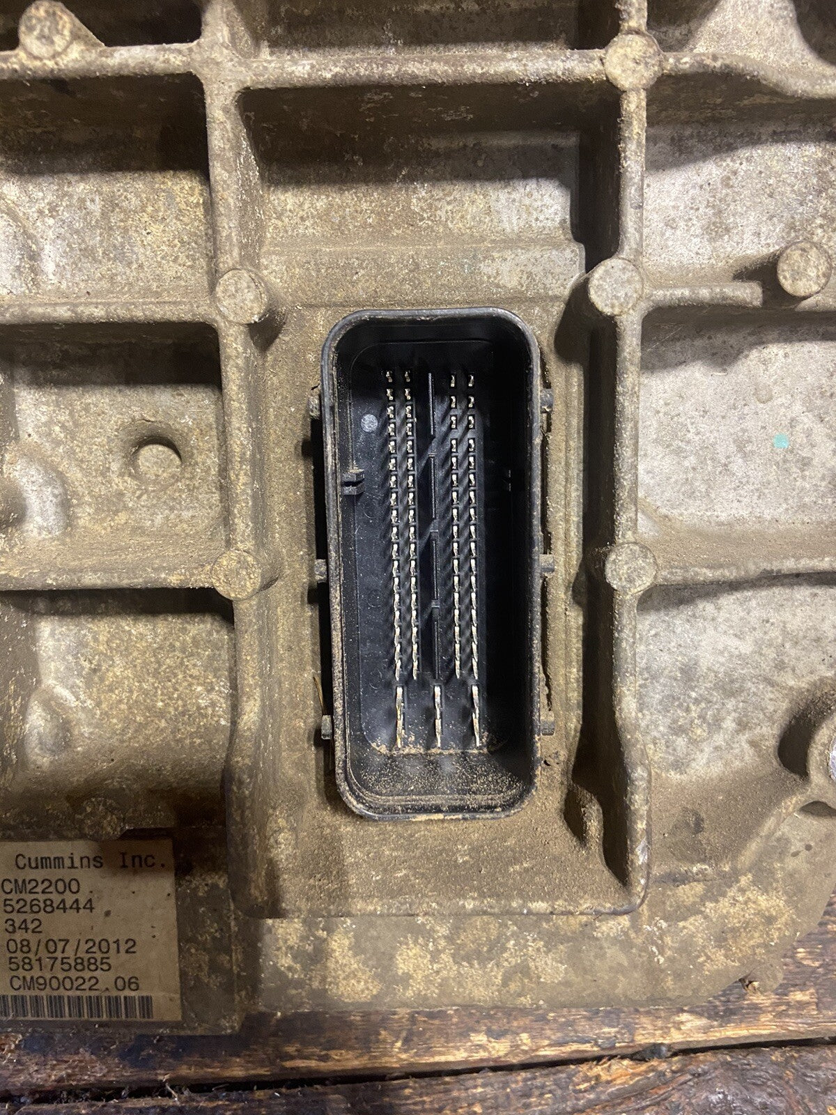 2012 RAM 2500 3500 6.7L CUMMINS MANUAL TRANS ECM ENGINE CONTROL MODULE 5268444