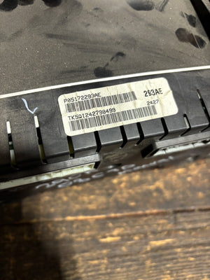 2008 DODGE RAM 2500 3500 6.7L CUMMINS GAUGE CLUSTER 290,000KMS P05172293ae