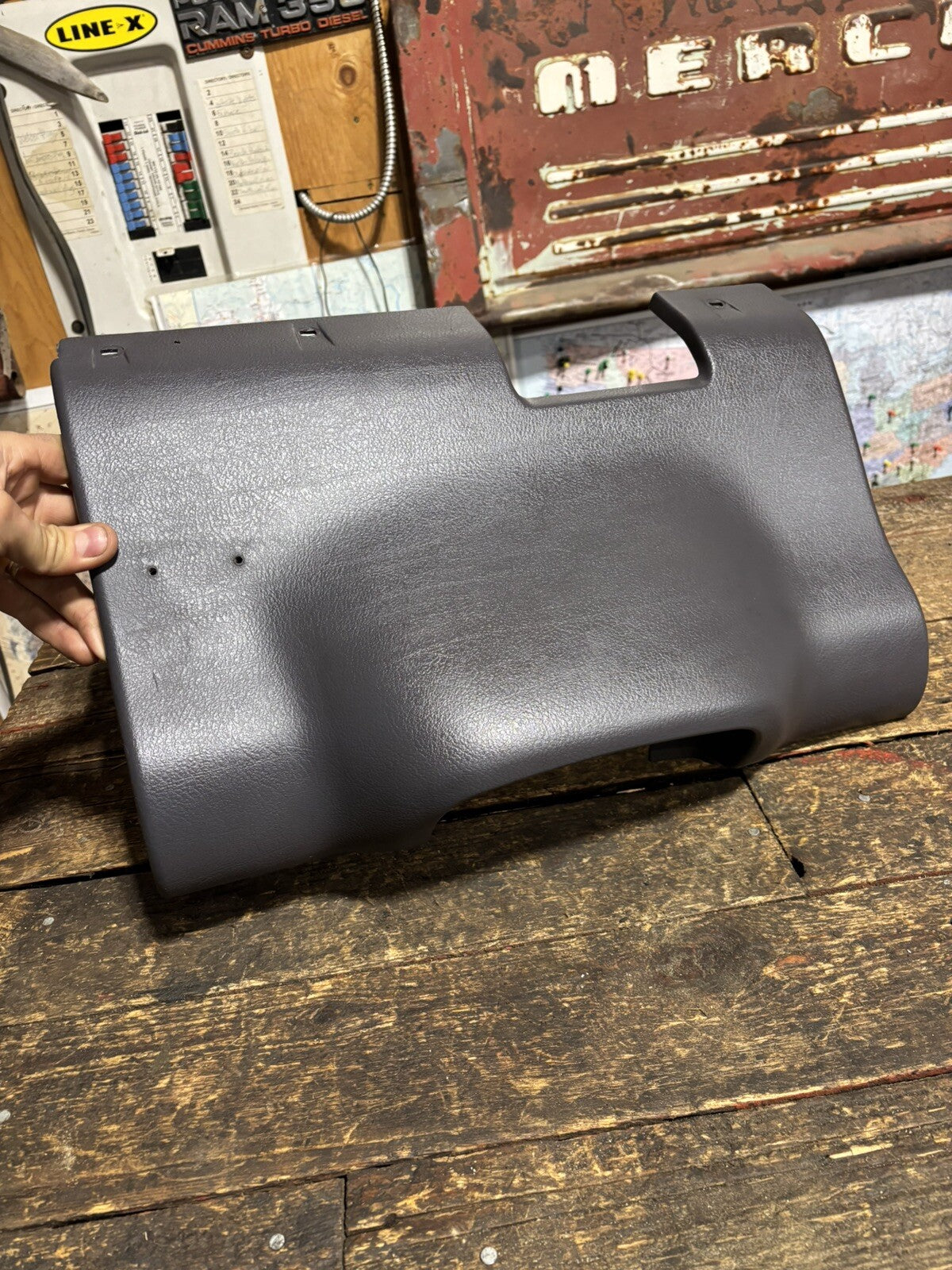 1998-2001 Dodge Ram TRUCKS Lower Dash Steering Column Cover LIGHT GREY