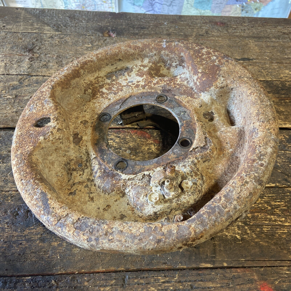 1989 -1993 DODGE RAM 250 SINGLEWHEEL DRIVER SIDE BRAKE BACKING PLATE 324912 L