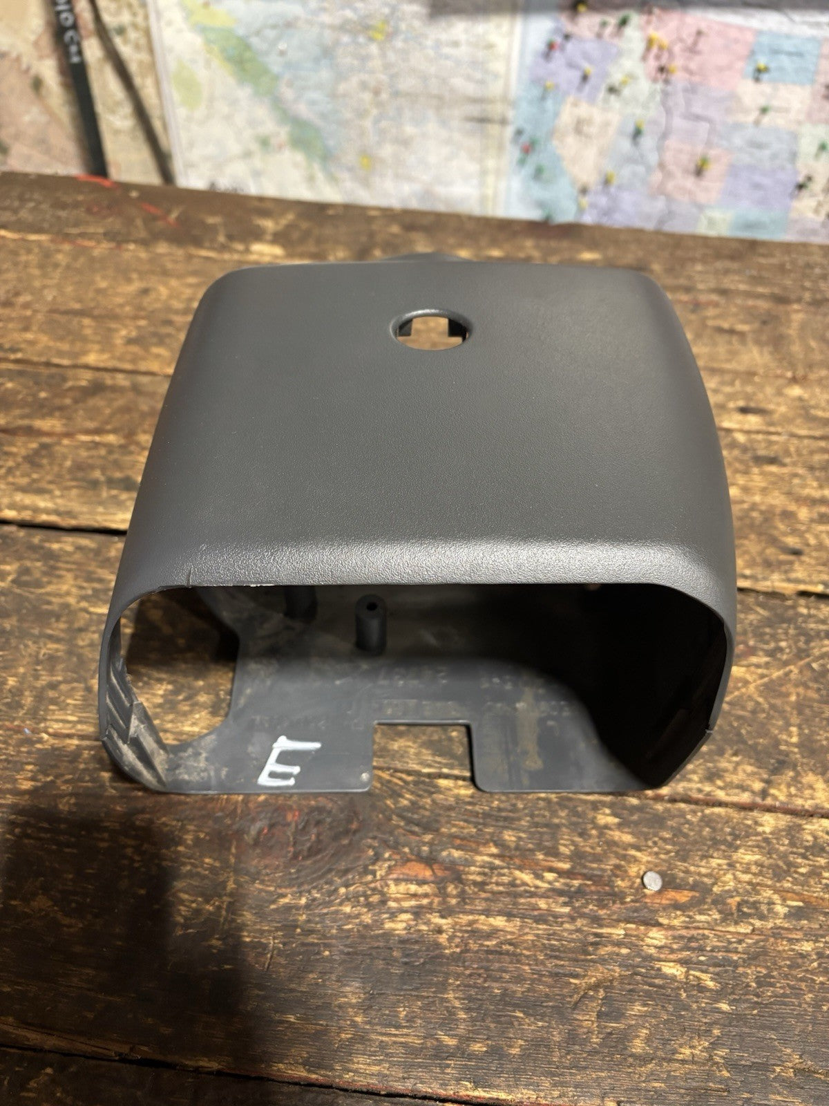 2003 - 2009 3rd Gen DODGE RAM GREY PLASTIC STEERING COLUMN COVER SURROUND AUTO