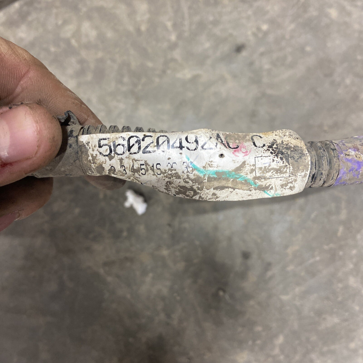 1998 DODGE RAM 2500 3500 V10 / CUMMINS EXT CAB SHORTBOX FRAME HARNESS 56020492AC