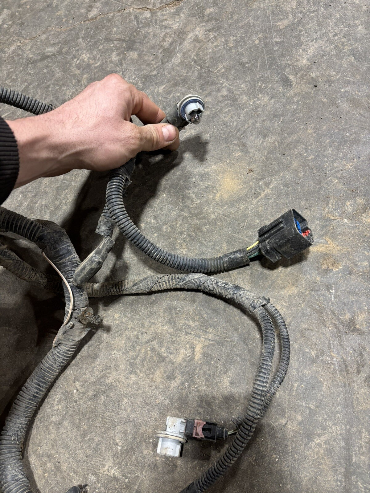 2007 .5 2008 RAM 2500 3500 FRAME CHASSIS WIRING HARNESS 4DOOR LONGBOX 56055267ad