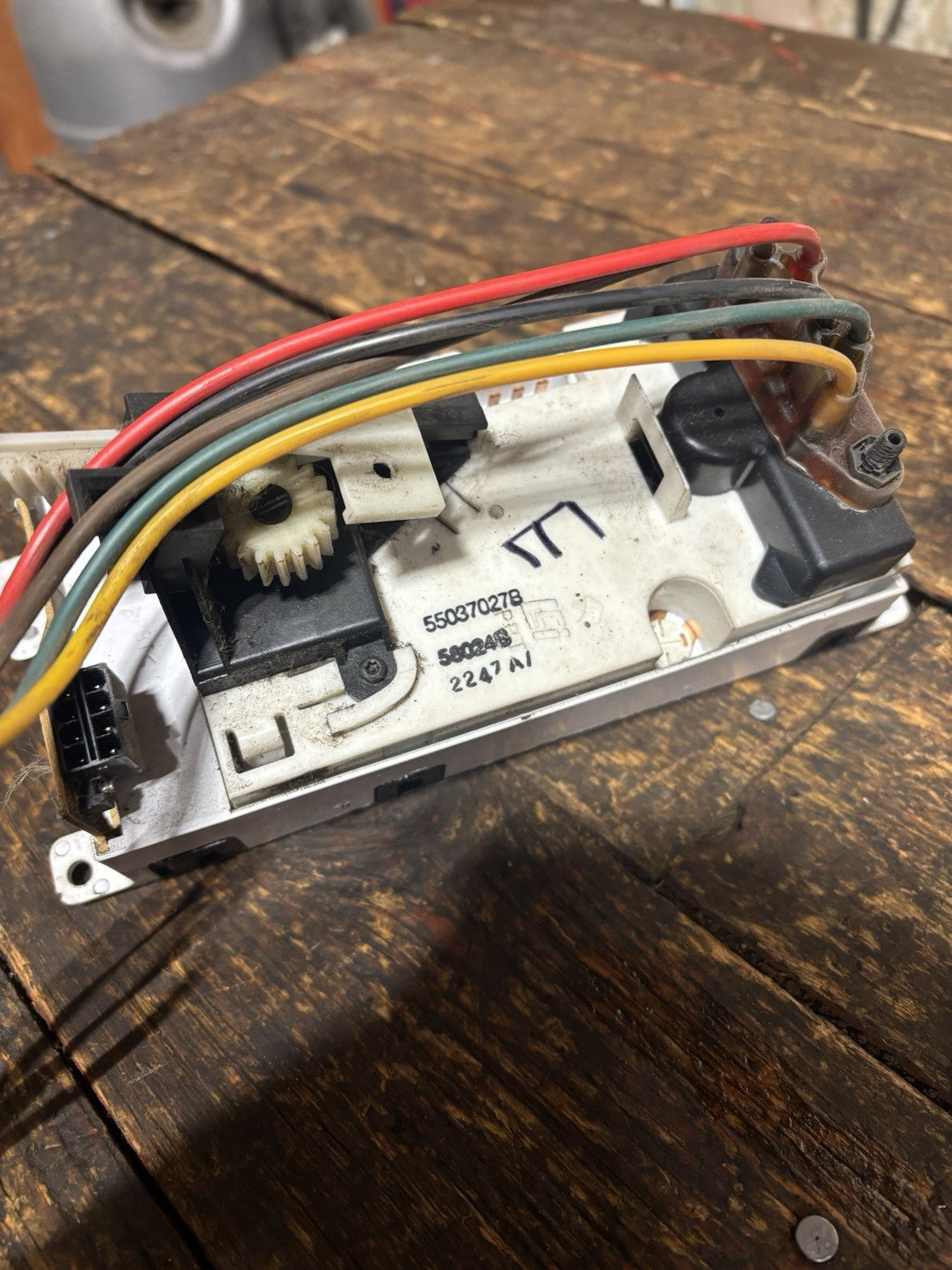 1994-1997 DODGE RAM 2500 3500 DIESEL CLIMATE AC HEATER CONTROL SWITCH 55037027