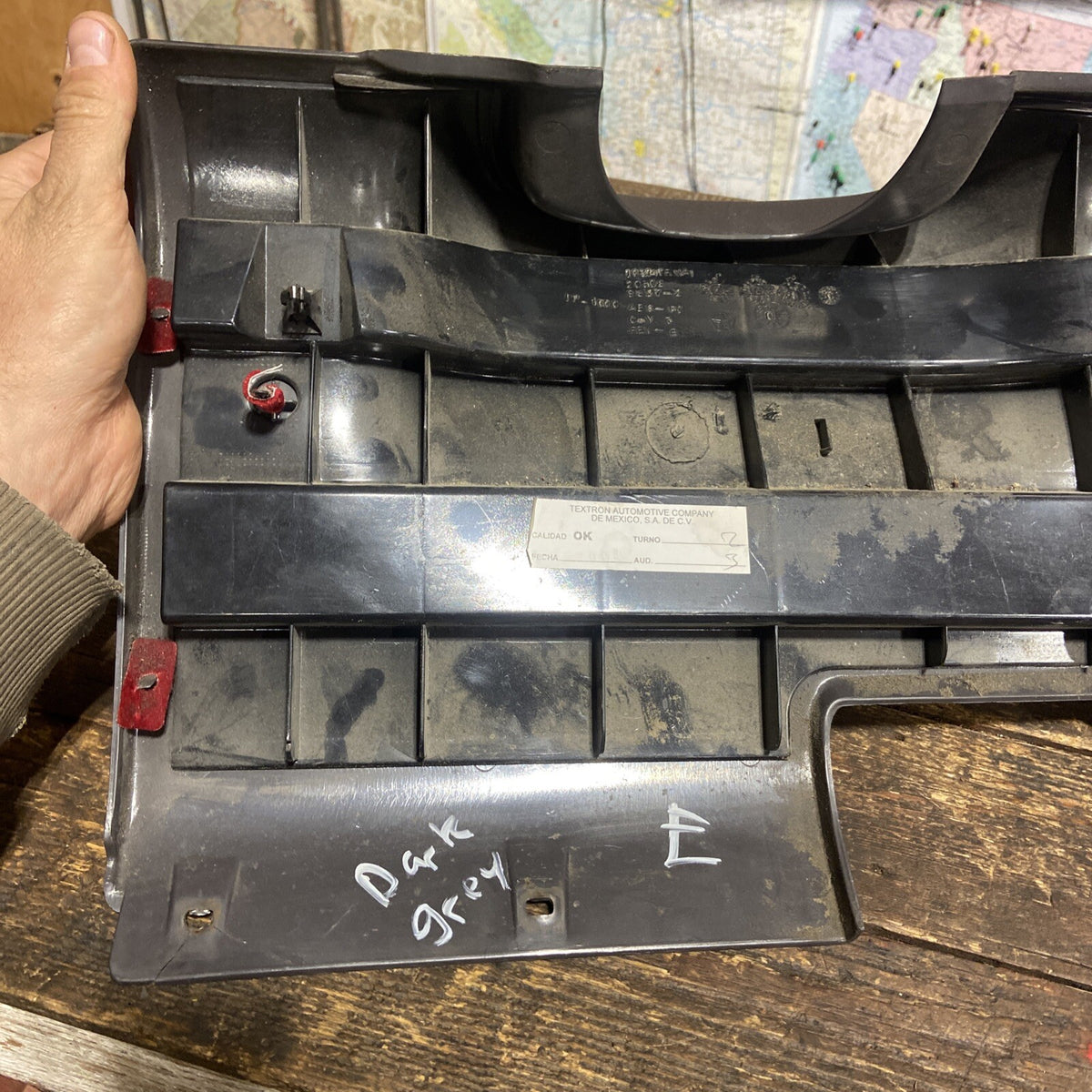 1998 - 2002 Dodge Ram Under Lower Dash Steering Column Cover Trim DARK GREY