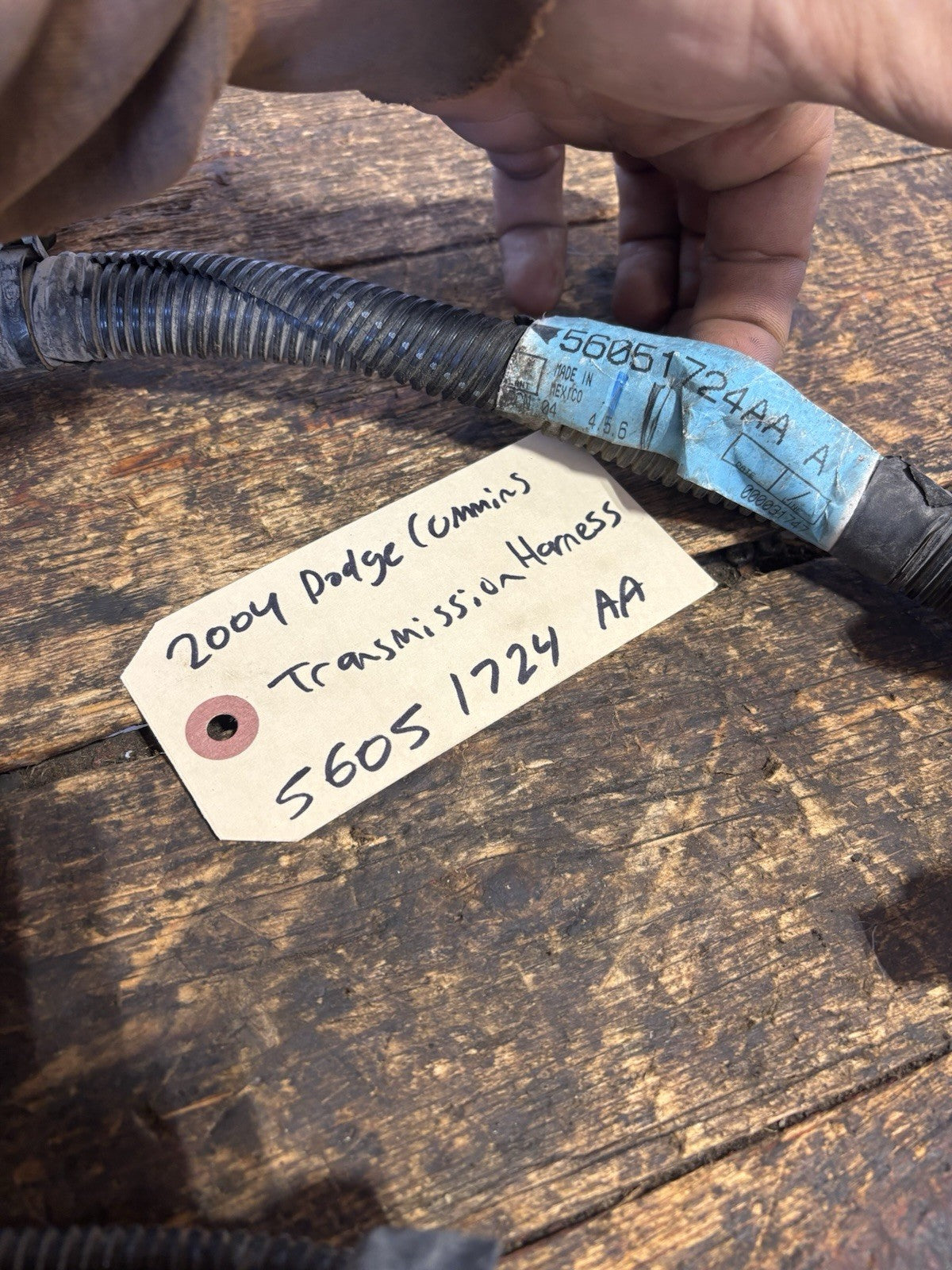 2004 DODGE RAM CUMMINS AUTOMATIC TRANSMISSION WIRING HARNESS 56051724AA