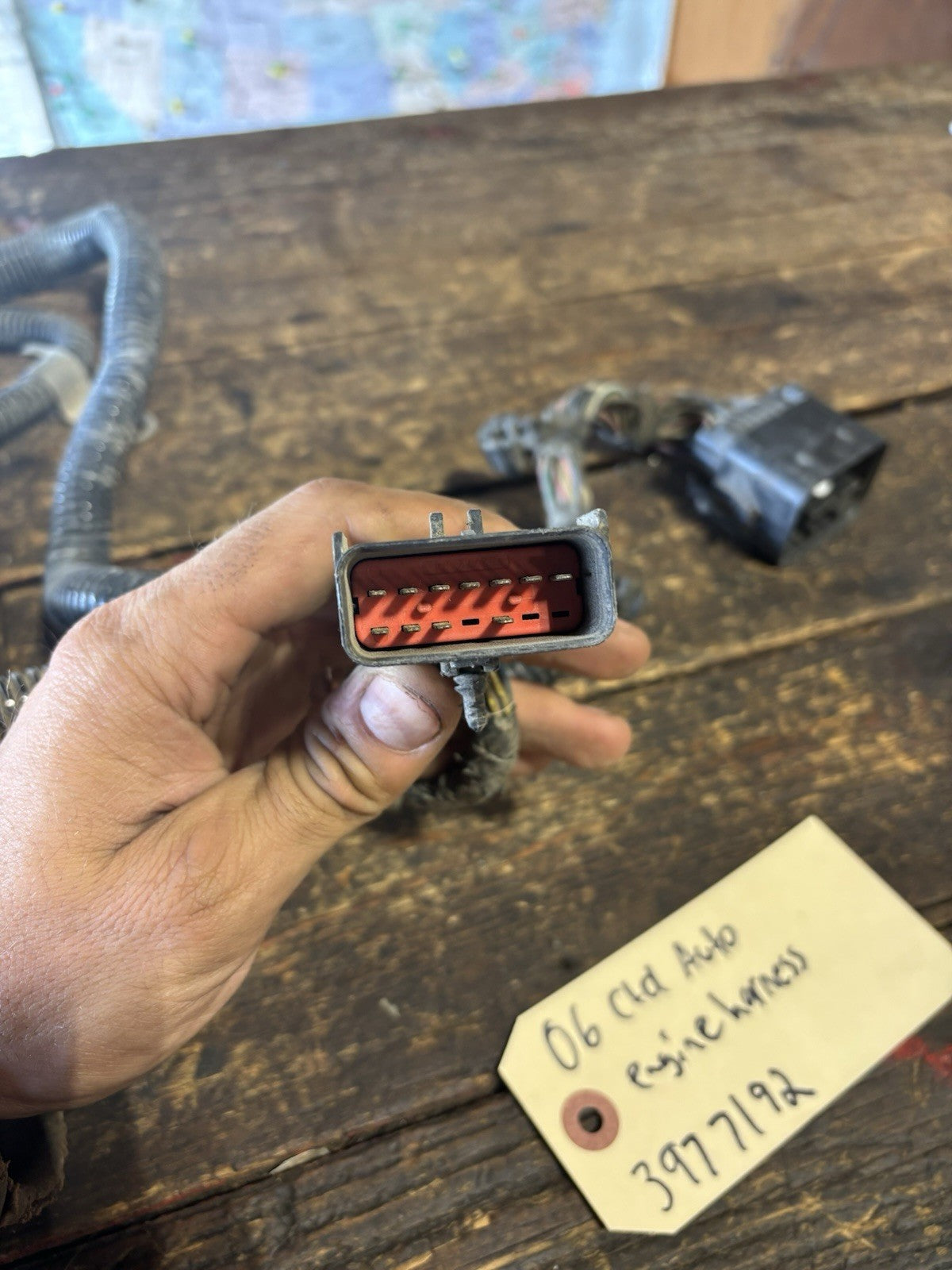 2006 DODGE RAM 2500 3500 5.9L CUMMINS AUTOMATIC ENGINE HARNESS 3977192