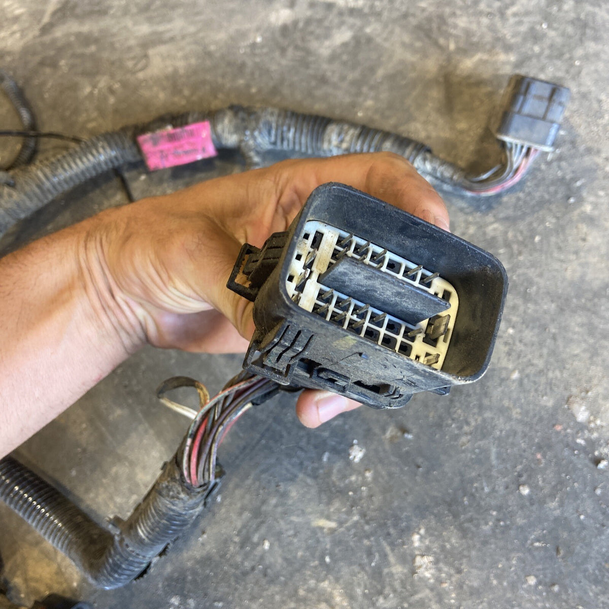 2008 DODGE RAM 2500 3500 6.7L ENGINE HARNESS AUTO TRANS 4980108 4946174 Cut Plug